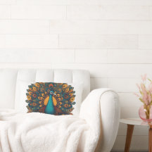 Pilote à lancer imprimé Peacock