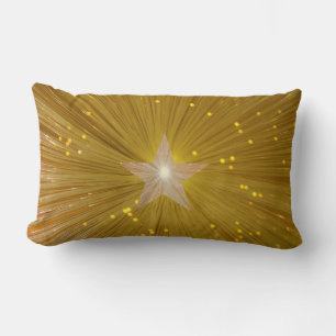 Coussin Rectangle Pilote de jeton imprimé Gold Star