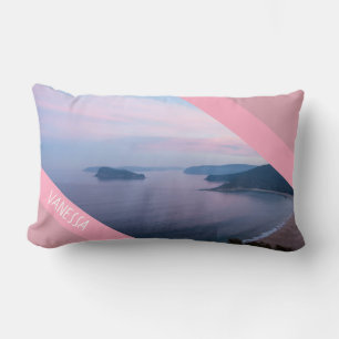 Coussin Rectangle Pink Sunset Pearl Beach Paysage Australie