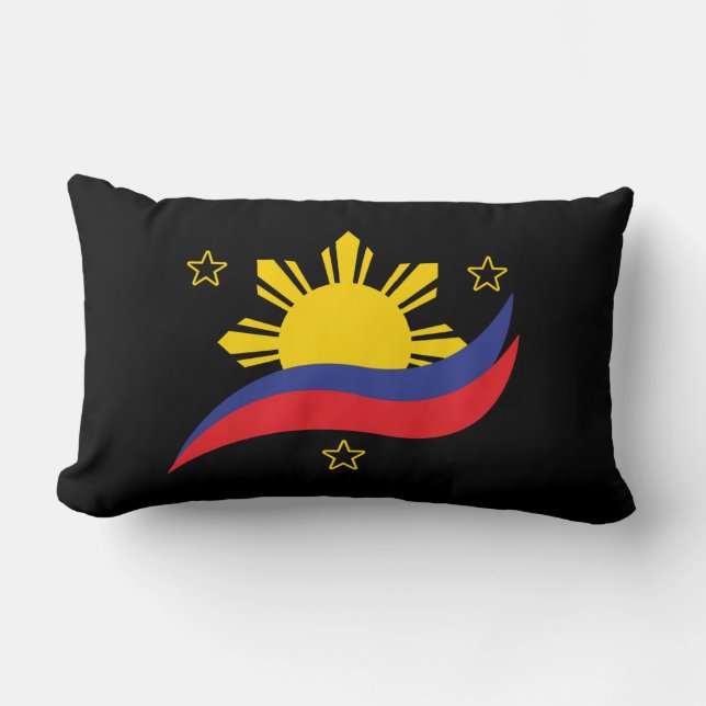 Coussin Rectangle Pinoy Flag (Recto)