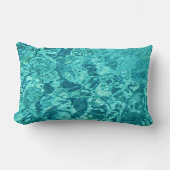 Coussin Rectangle Piscine Eau Grande Horloge (Recto)
