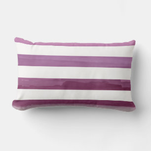 Coussin Rectangle PixDezines rayures/aquarelle numérique affecte