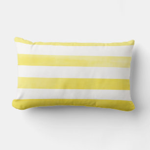 Coussin Rectangle PixDezines rayures/aquarelle numérique affecte