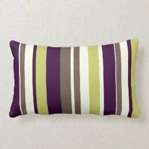 Coussin Rectangle PixDezines rayures/DO-IT-YOURSELF couleur