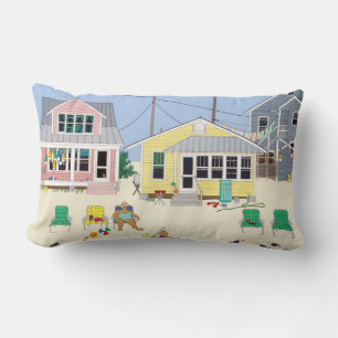 Coussin Rectangle Plage Cottage Jeu d'oreiller