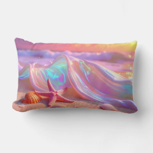 Coussin Rectangle Plage de rêve fantastique avec de belles étoiles d