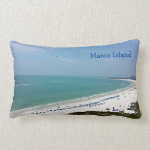 Coussin Rectangle Plage le Golfe du Mexique de la Floride d'île de
