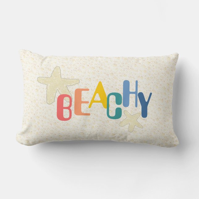 Coussin Rectangle Plage (lumineuse) (Recto)