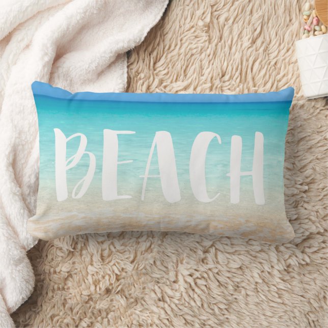 Coussin Rectangle Plage Relaxante Maison Océan Côtier  (Couverture)