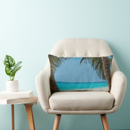 Coussin Rectangle Plage tropicale (Chaise)