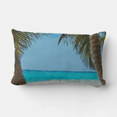 Coussin Rectangle Plage tropicale (Verso)