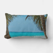 Coussin Rectangle Plage tropicale (Recto)