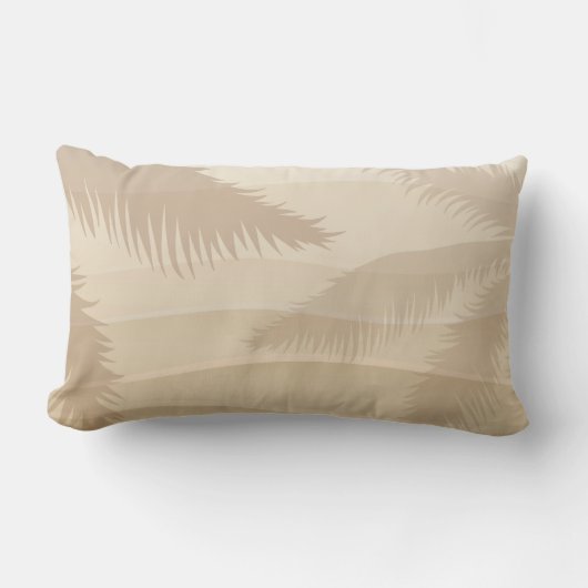 Coussin Rectangle Plage tropicale (Recto)