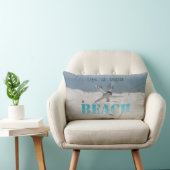 Coussin Rectangle Plage tropicale,Sable ,Étoile de mer,Anneaux de ma (Chaise)