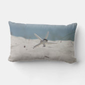 Coussin Rectangle Plage tropicale, Sable, Sable, Seastar, Anneaux Ma (Verso)