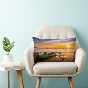 Coussin Rectangle Plages tropicales Boracay's White Beach