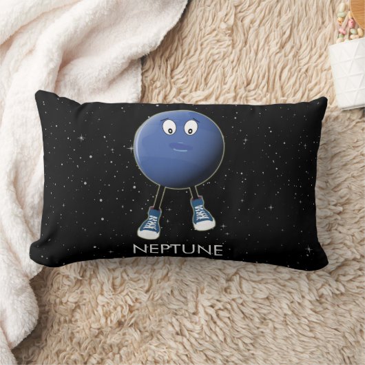 Coussin Rectangle Planète Neptune & Stars (Couverture)
