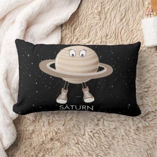 Coussin Rectangle Planète Saturne & étoiles (Couverture)