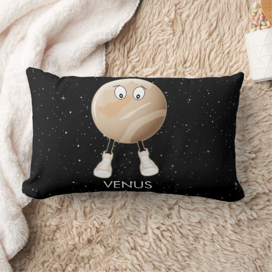 Coussin Rectangle Planète Vénus & Étoiles (Couverture)