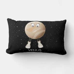 Coussin Rectangle Planète Vénus & Étoiles
