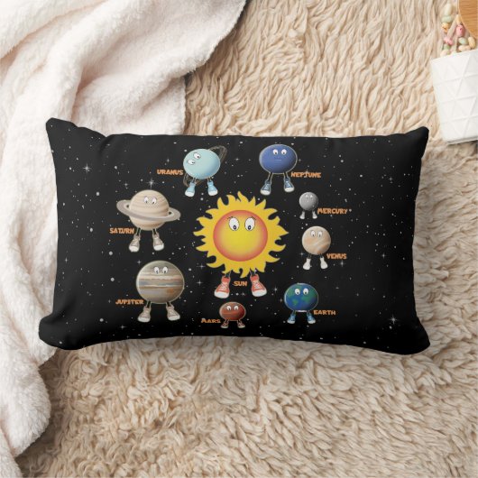 Coussin Rectangle Planètes et système solaire (Couverture)