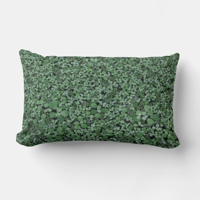 Coussin Rectangle Plante à feuilles vertes (Recto)