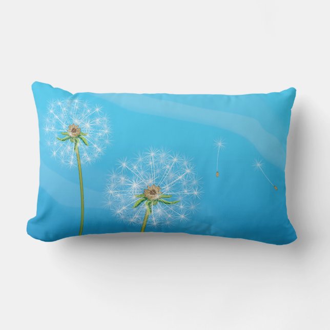 Coussin Rectangle Plante Dandelion (Recto)