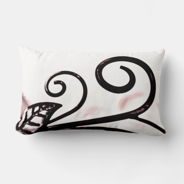 Coussin Rectangle Plante en fer (Recto)