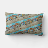 Coussin Rectangle Playa de la Malvarrosa Peinture par Alfred Fox (Verso)