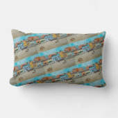 Coussin Rectangle Playa de la Malvarrosa Peinture par Alfred Fox (Recto)