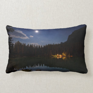 Coussin Rectangle Pleine lune   Lake Louise, Canada
