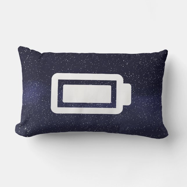 Coussin Rectangle Pleines batteries minimales (Recto)