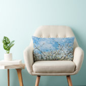 Coussin Rectangle Plum arbre fleurs blanches au printemps (Chaise)