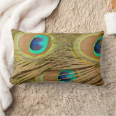 Coussin Rectangle Plumes de paon (Couverture)