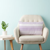 Coussin Rectangle Poignée rayures violettes (Chaise)