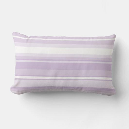 Coussin Rectangle Poignée rayures violettes (Recto)