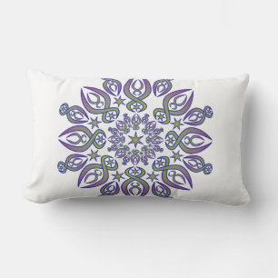 Coussin Rectangle Pointes bleues
