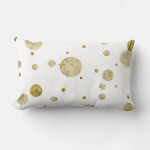 Coussin Rectangle Points fascinants de Bokeh d'or