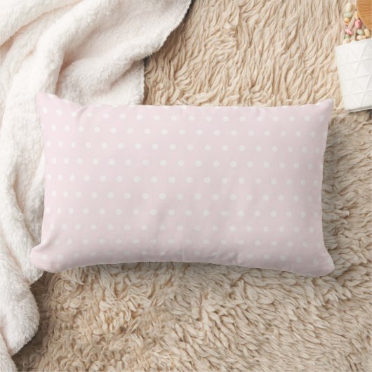 Coussin Rectangle Pois rose (Couverture)