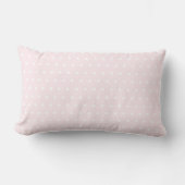 Coussin Rectangle Pois rose (Recto)