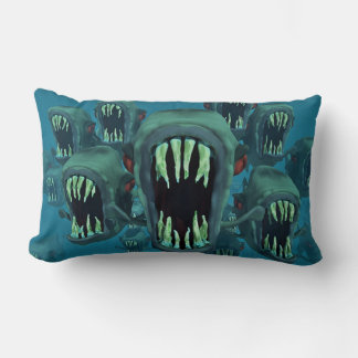 Coussin Rectangle Poisson zombie