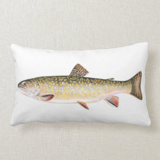 Coussin Rectangle Poissons de truite de ruisseau