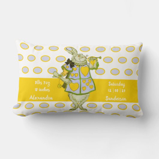 Coussin Rectangle Polka de lapin gris Turquoise bleu statistiques de (Recto)