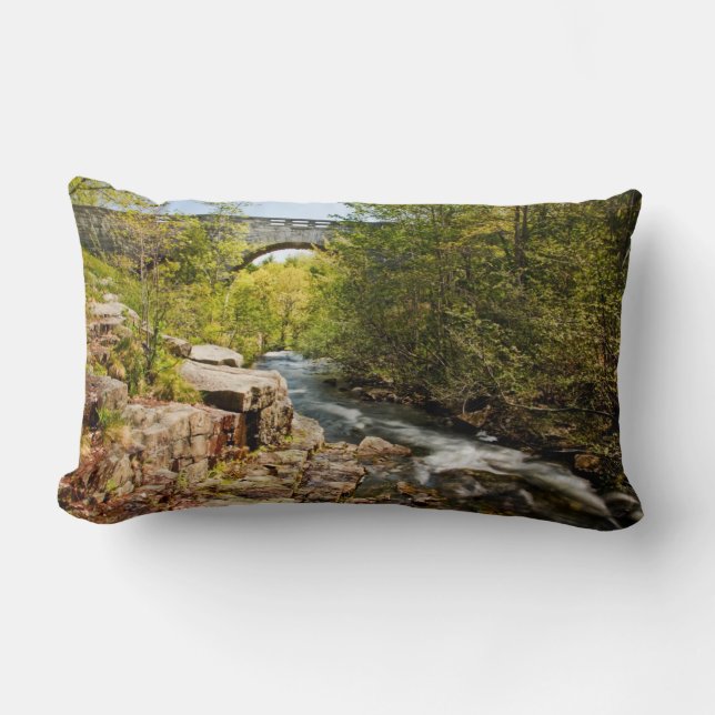 Coussin Rectangle Pont au-dessus de rivière (Recto)