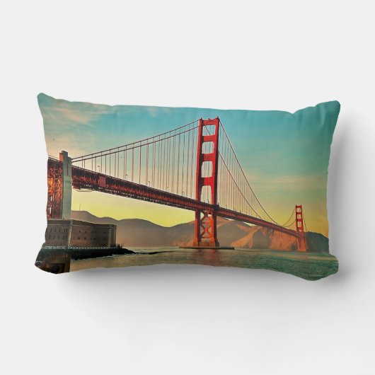 Coussin Rectangle Pont Golden Gate (Verso)
