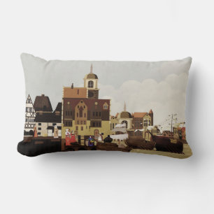 Coussin Rectangle Port médiéval