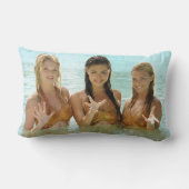 Coussin Rectangle Pose de groupe dans l'eau (Verso)