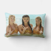 Coussin Rectangle Pose de groupe dans l'eau (Recto)