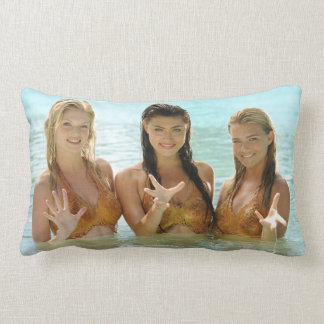 Coussin Rectangle Pose de groupe dans l'eau