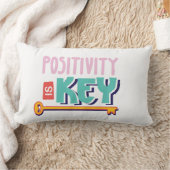 Coussin Rectangle positivity is the key design (Couverture)